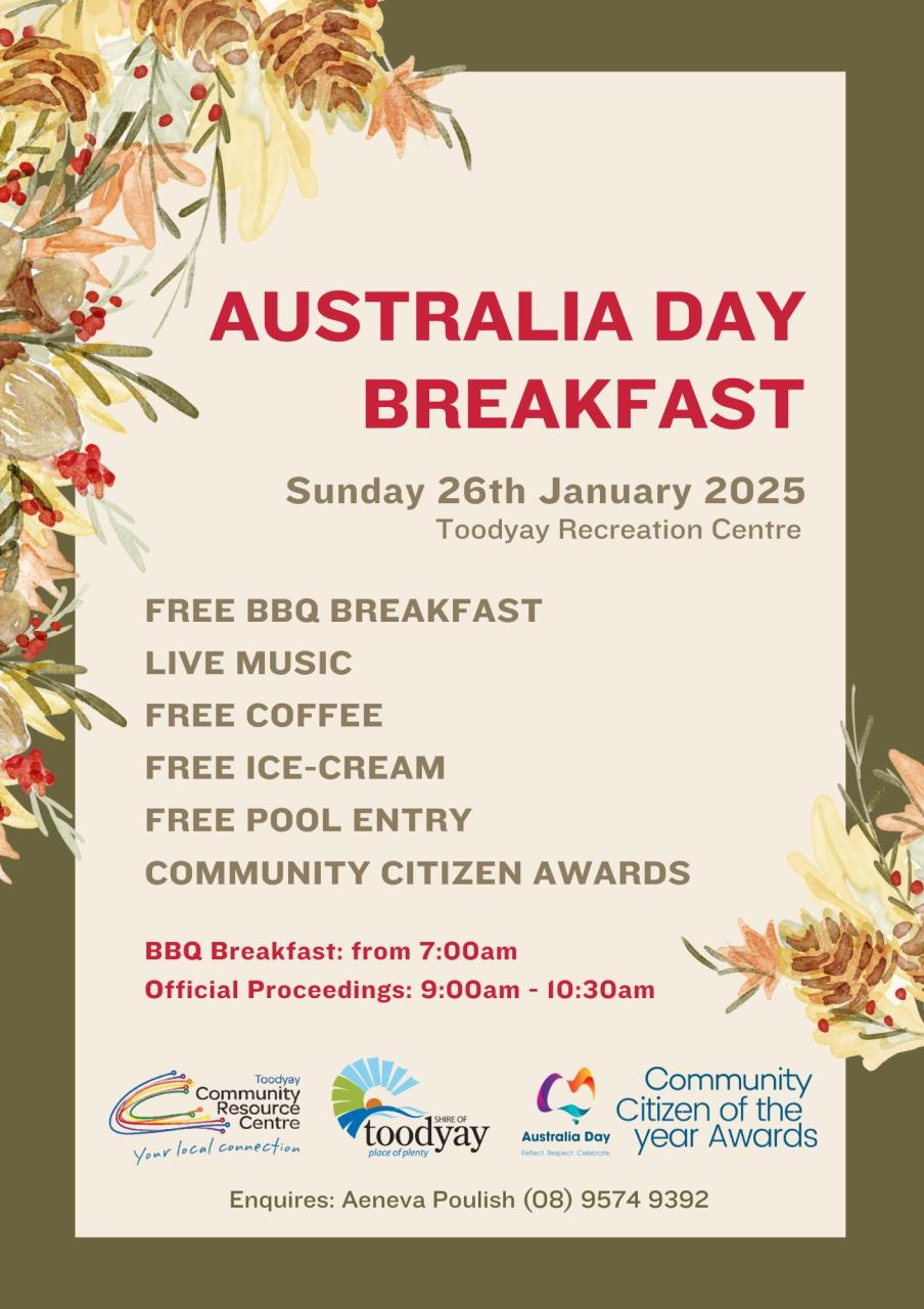 Australia Day Breakfast