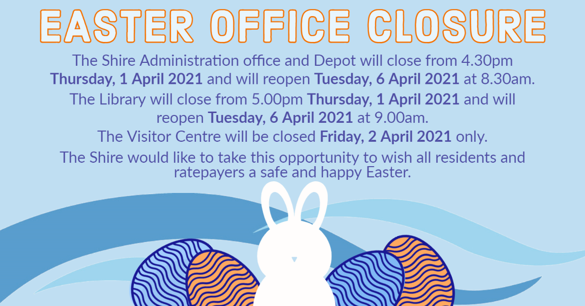 EASTER OFFICE CLOSURE